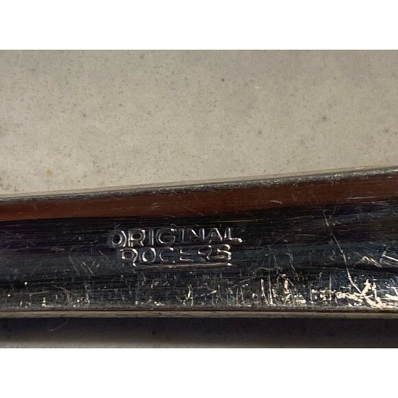 1961 El California Serving Spoon & Fork Set Wm William Rogers Mfg Co. 9" Art Dec - Picture 7 of 16